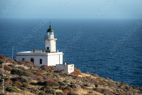 Lighthouse at Folegandros Island Cyclades Greece