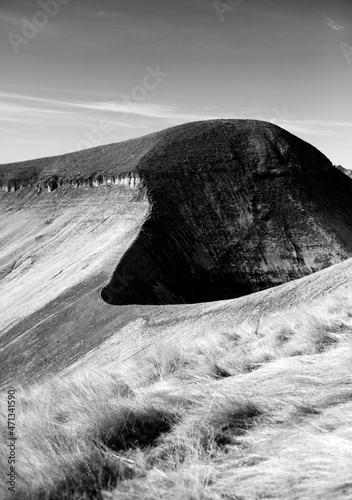 Sunny day on the peak of vette feltrine