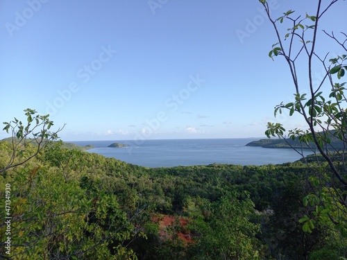 vue panoramique nord-est de la Martinique 