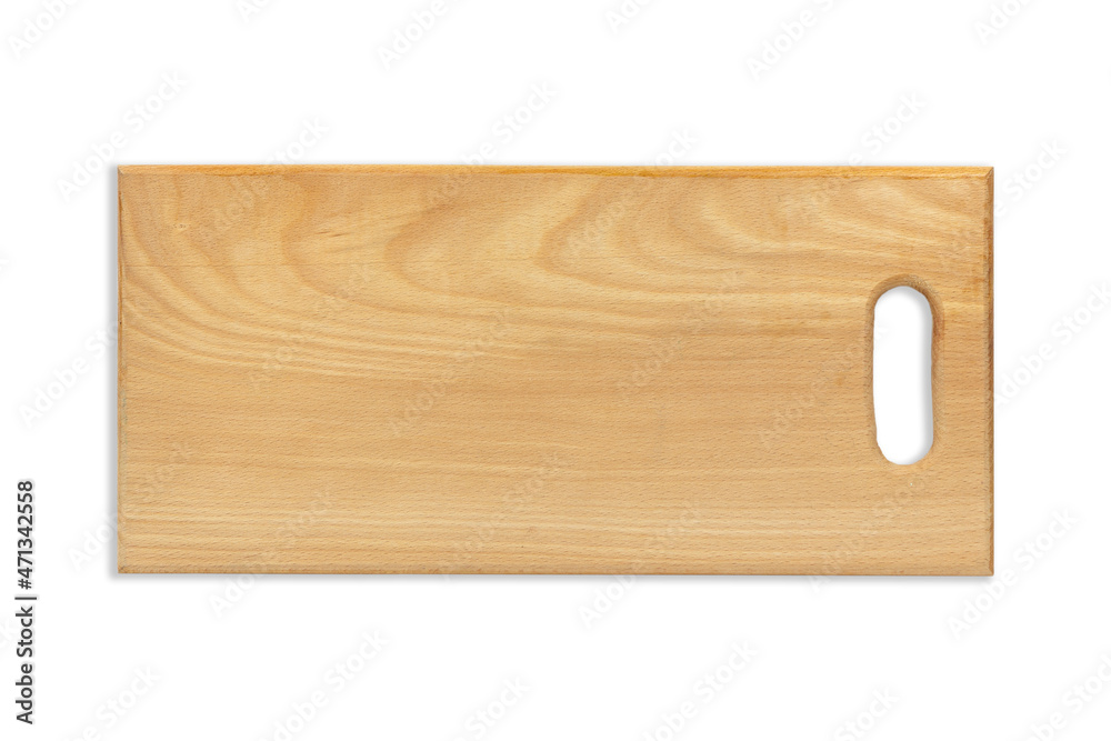 kitchen board isolated from background, white background