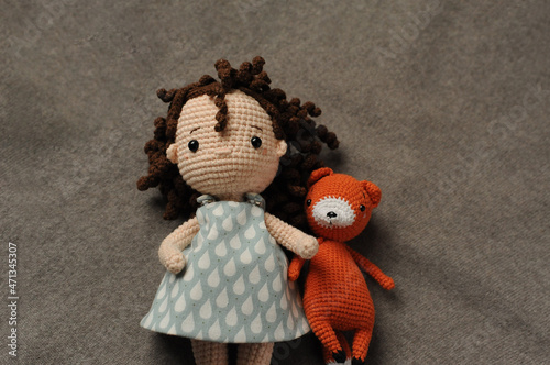 
Crochet doll pattern, amigurumi doll for young girl, gift