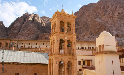 Egypt, Mount Moses on the Sinai Peninsula, the Christian, Orthodox monastery of St. Catherine. The concept of the Orthodox faith