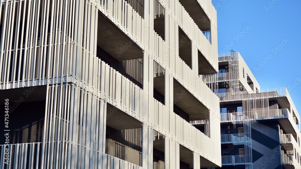 custom made wallpaper toronto digitalAbstract fragment of contemporary architecture. Residential area in the city, modern apartment buildings