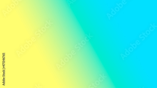 Turquoise and yellow abstract gradient background