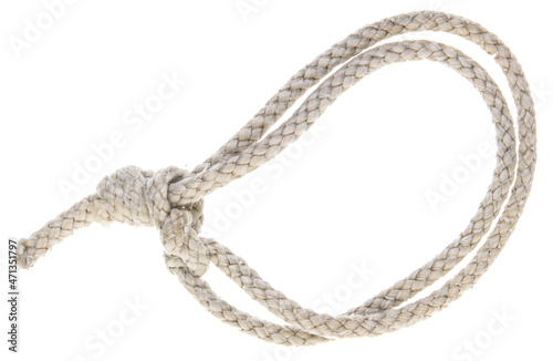 rope knot isolated on white background © medwedja