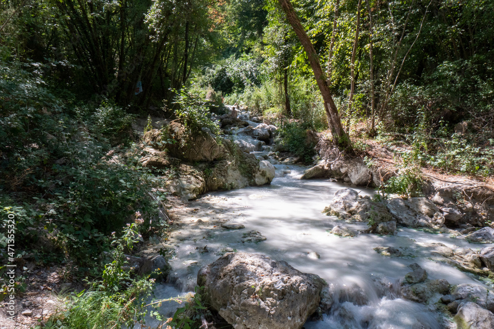 Natural thermal baths in Tuscanny Bagni San Filippo Natural thermal baths in Tuscanny Bagni San Filippo