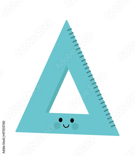 geometric triangle ruler