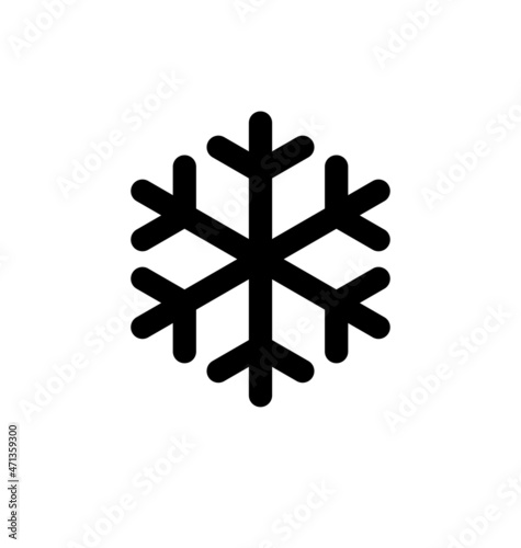 simple snowflake icon