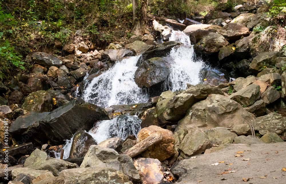 Amicalola Falls at Amicalola State Park in Dawsonville Georgia. Amicalola Falls at Amicalola State Park in Dawsonville Georgia.