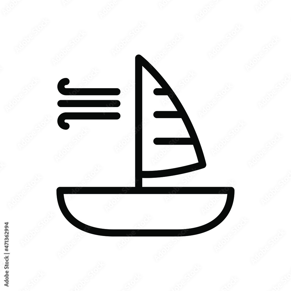 sailboat icon vector sailboat icon vector