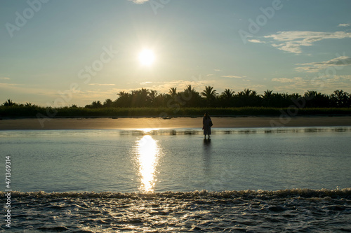 Beach, Manabi, Ecuador, hermit crab