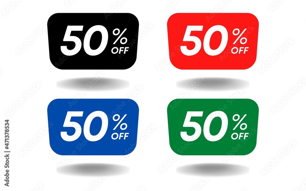 50% Percent limited special offer, 50 Percent Black Friday promotional banner, discount text, black color fifty 50% Percent limited special offer, 50 Percent Black Friday promotional banner, discount text, black color fifty
