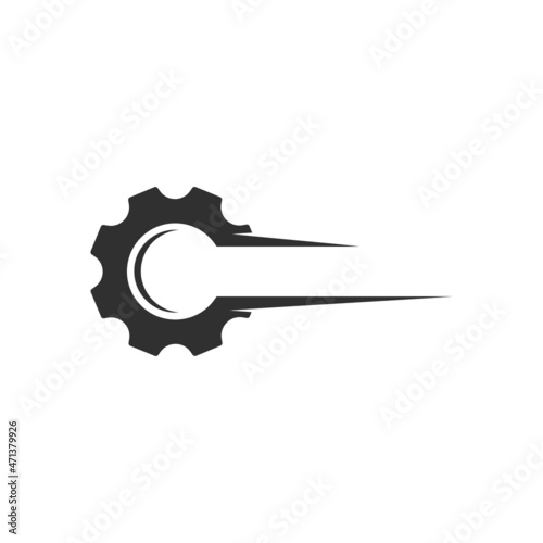 gear logo icon design template vector
