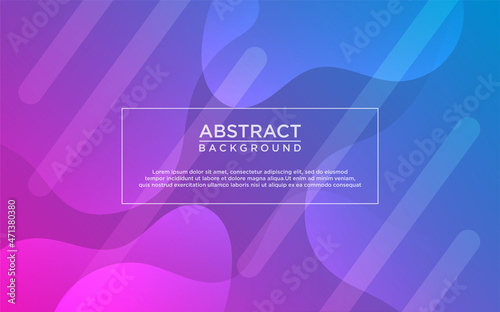 Abstract Colorful geometric background. Liquid color background design. Fluid shapes composition