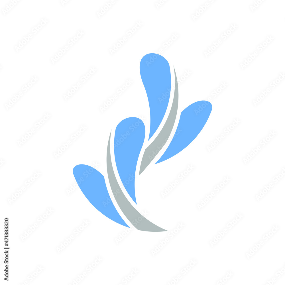 leaf abstract business logo design leaf abstract business logo design