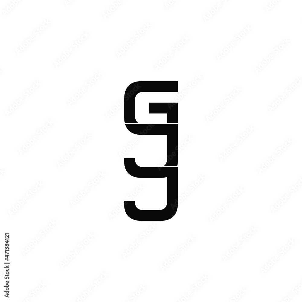 gjj initial letter monogram logo design gjj initial letter monogram logo design
