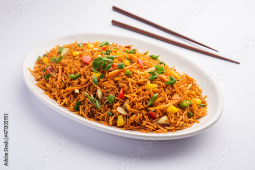 Schezwan or szechuan Fried Rice photo