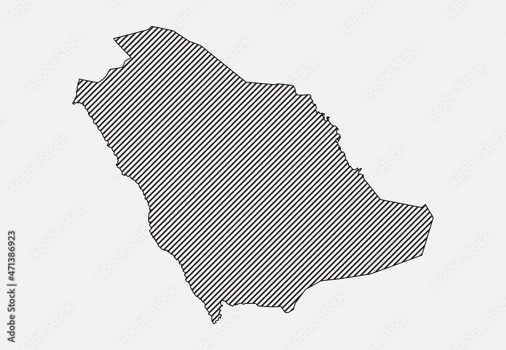 Vector map Saudi Arabia,, template Asia country