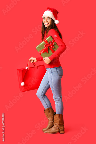 Beautiful young woman with ...