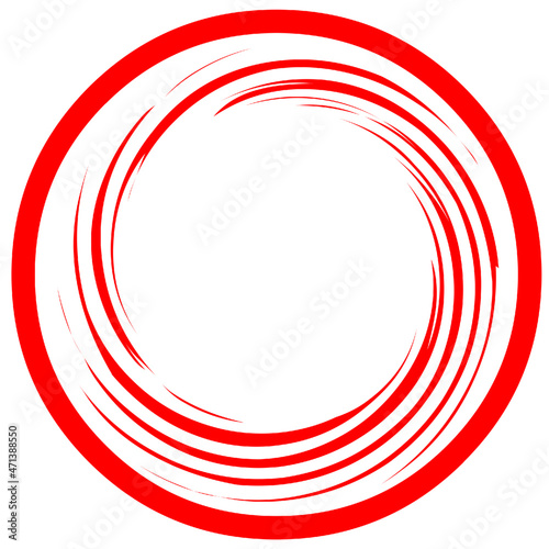 circle design abstract layout