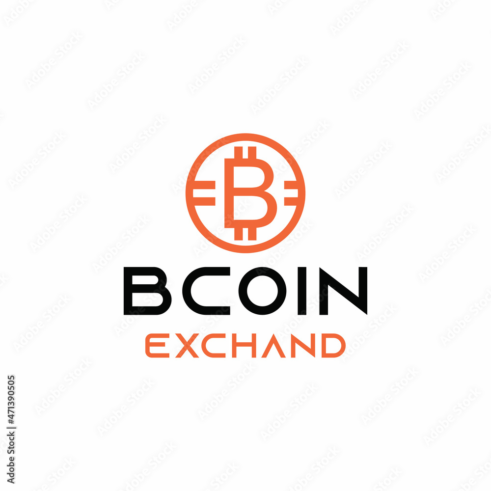b coin logo for investment business b coin logo for investment business