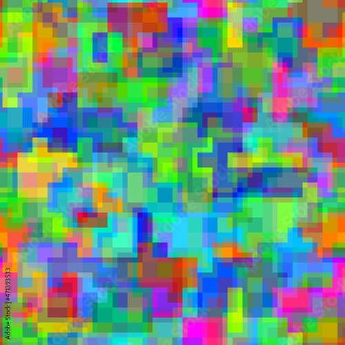 Abstract seamless colorful Background with mixed transparent tiles