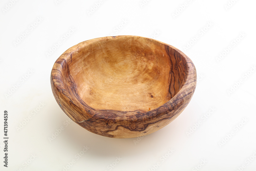 Wooden empty bowl for kitchen Wooden empty bowl for kitchen