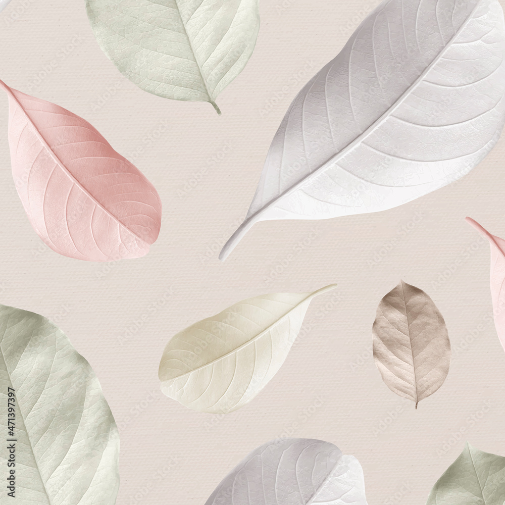 Mix of pastel leaves Mix of pastel leaves