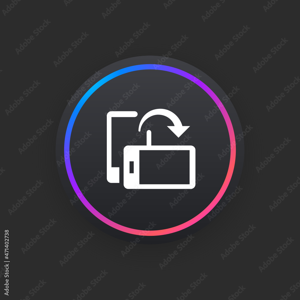Screen Rotation - UI Icon Screen Rotation - UI Icon
