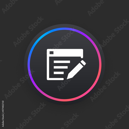 Copywriting -  UI Icon