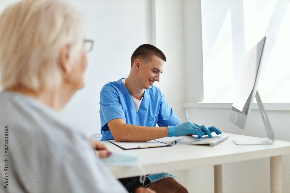 Obraz premium patient at the doctor's appointment health care