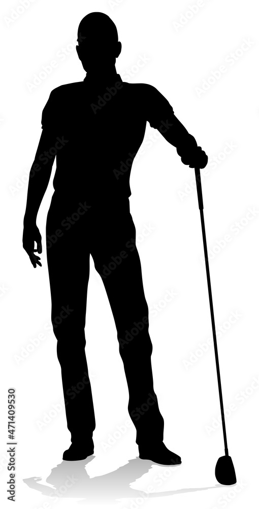 Golfer Golf Sports Person Silhouette Golfer Golf Sports Person Silhouette