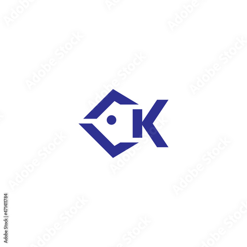 Free Download Letter K Fish Logo - GFXLoad