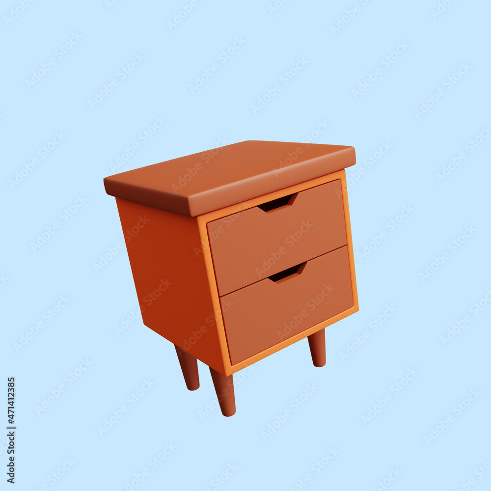 3d illustration of simple icon furniture 3d illustration of simple icon furniture