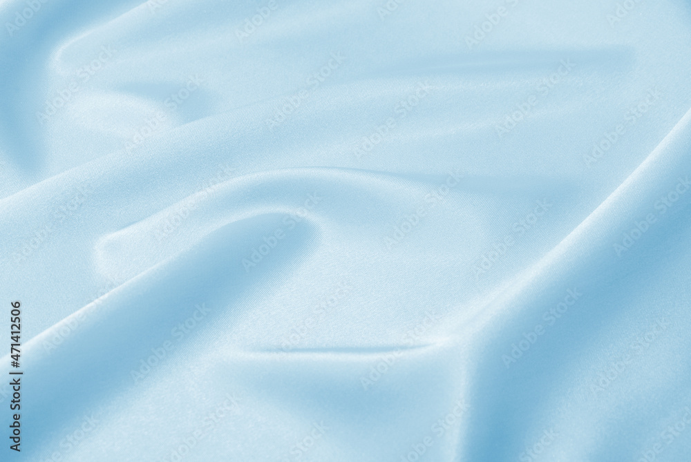 Blue satin, silk, texture background Blue satin, silk, texture background