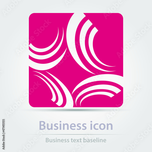 Originally designed vector color business icon for creative design