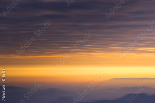 mountain at sunrise blur background