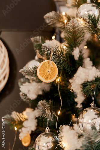 Christmas decor, decorations on the Christmas tree