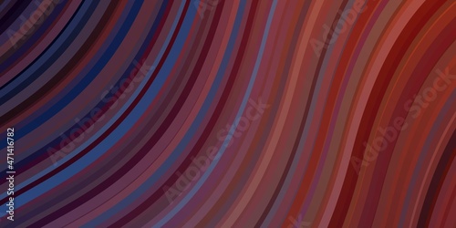 Light Blue, Red vector background with wry lines.