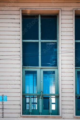 window with shutters