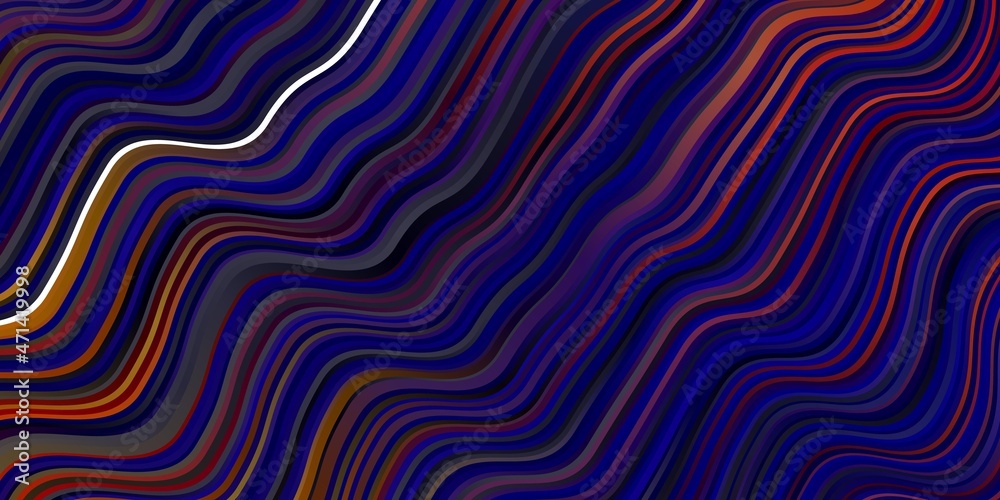 Dark Blue, Red vector texture with circular arc. Dark Blue, Red vector texture with circular arc.