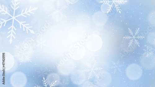Abstract Backgrounds snow on blue backgrounds   illustration wallpaper