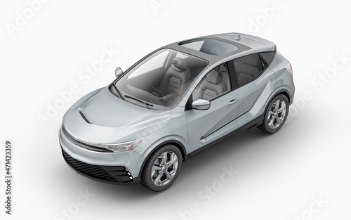 Obraz na płótnie Generic car. Crossover Suv
