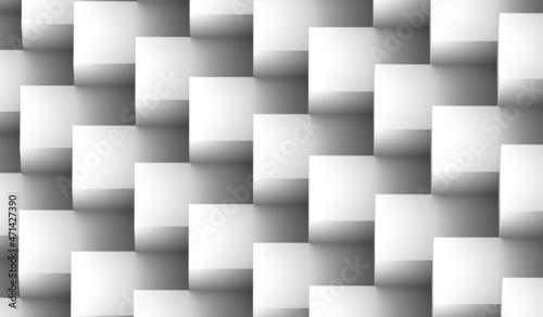 Fototapeta Naklejka Na Ścianę i Meble -  Abstract 3d background consisting of cubes.3d render
