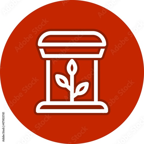Efficient Line Circle Vector Icon Design