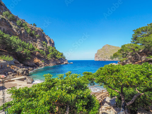 Mallorca - idyllische Bucht Sa Calobra