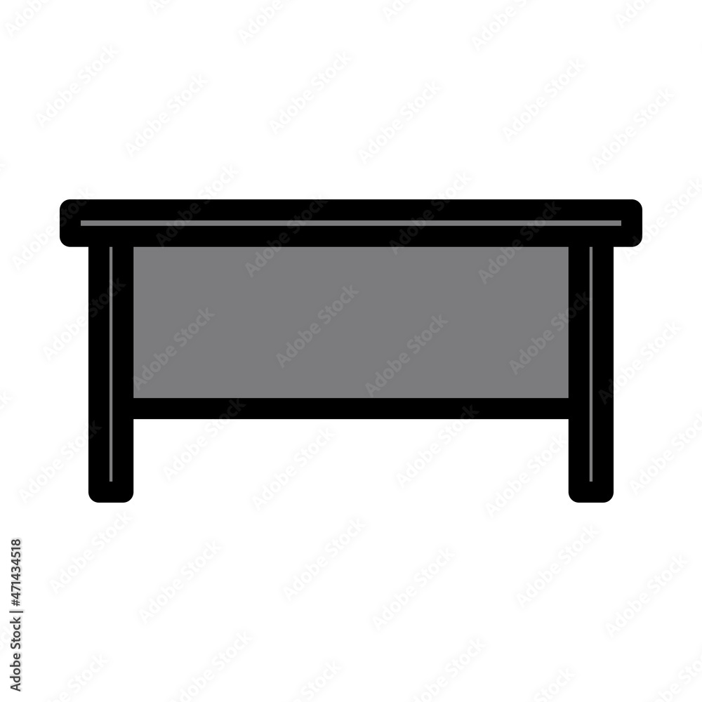 Office Table Icon Office Table Icon