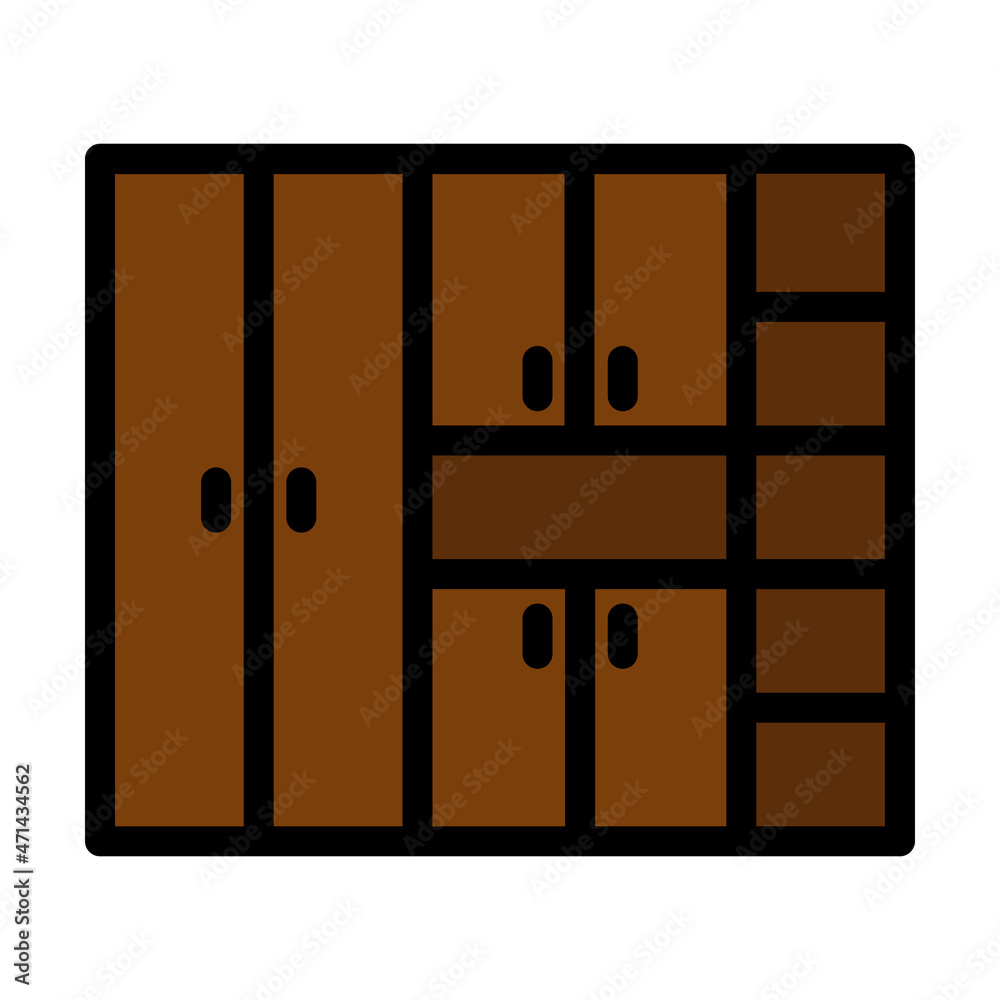 Office Cabinet Icon Office Cabinet Icon