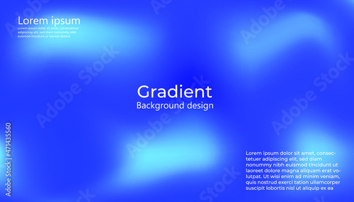 abstract blue background with space