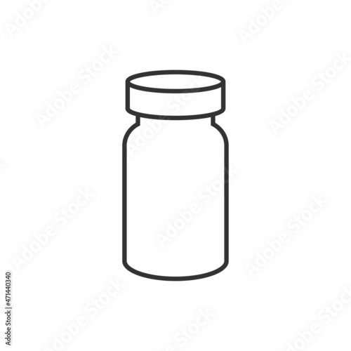 vial icon design template vector